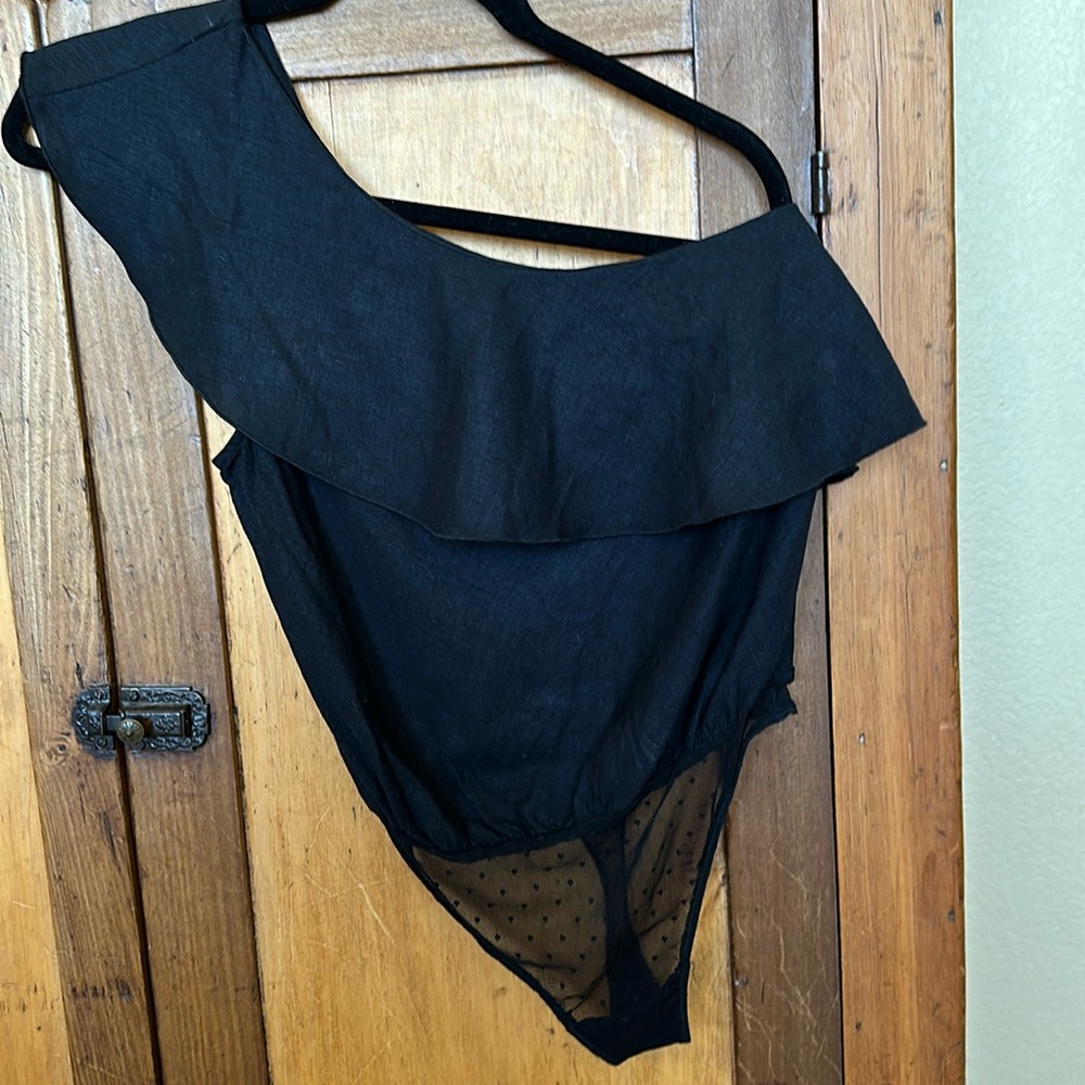 Free People one shoulder bodysuit